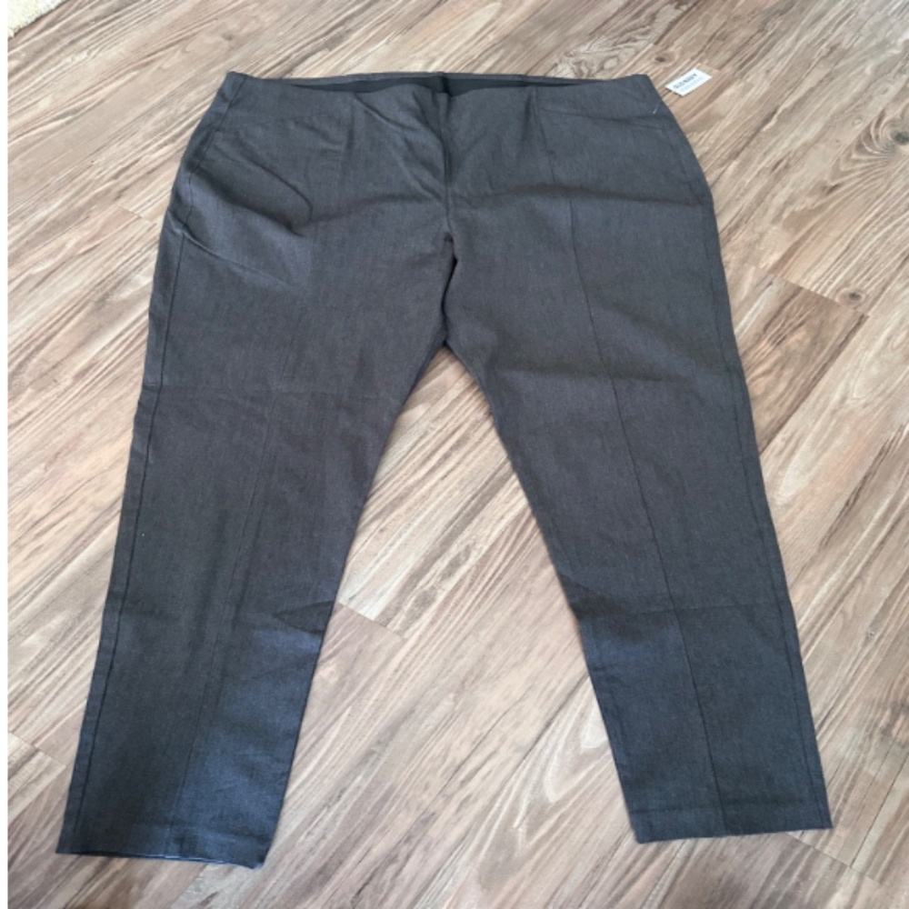 OLD NAVY High-Rise Pixie Skinny  Trousers  - Gray - XXL Tall - Brand New w/ Tags